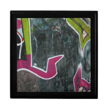 Graffiti, Berlin, Germany Keepsake Boxes