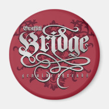 Graffiti Bridge Genuine Threads Magnet