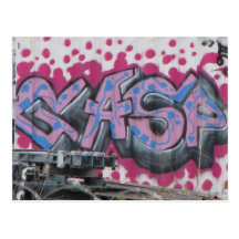 graffiti carte postale