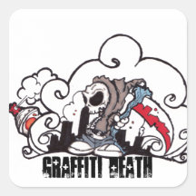 Graffiti Death Stickers