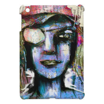 graffiti face iPad mini covers