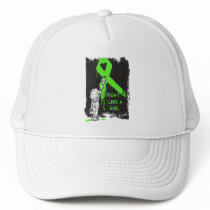 Graffiti FIGHT Like a Girl - Lyme Disease Trucker Hats