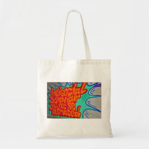 Graffiti in a subway Bag