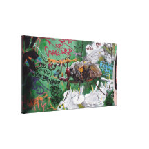 Graffiti insect - Canvas Leinwand Drucke