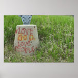 Graffiti inspirational god people print