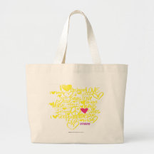 Graffiti magenta/jaune sac