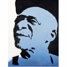 Graffiti man portrait magnet photo sculptures