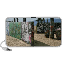 Graffiti mural of Venice Beach Speakers