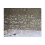 Graffiti on North Wall, Stairs to Kitsilano Beach postcards