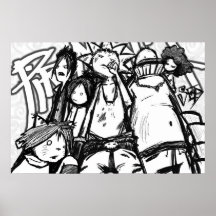 Graffiti Piromania Poster
