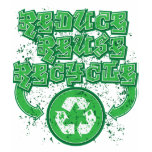 Graffiti Reduce Reuse Recycle t-shirts