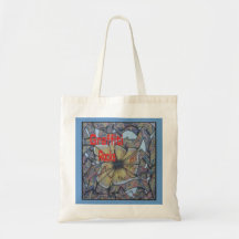 Graffiti rocks tote bags