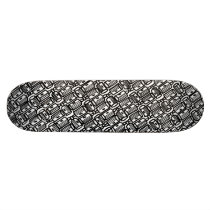 Graffiti Skateboard Black and White NY Outline Cap