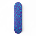 Graffiti Skateboard Purple & Blue NY Outline Cap