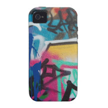 graffiti smudge background iPhone 4 cases