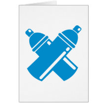 Graffiti sprayer card