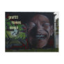 Graffiti street art - postcard template