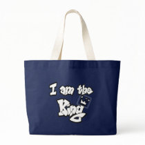 Graffiti Style "I am the King" with crown Bags