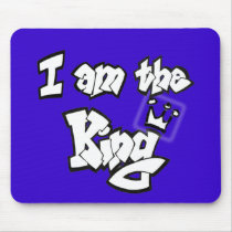 Graffiti Style "I am the King" with crown