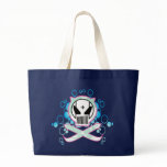 Graffiti Tech Skull Tote Bags