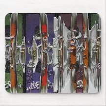 Graffitis story design tapis de souris