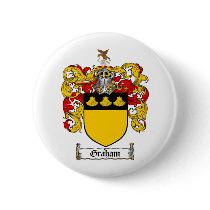 GRAHAM FAMILY CREST -  GRAHAM COAT OF ARMS BUTTONS