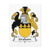 Graham Family Crest Post Card