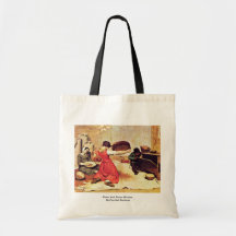 Grain And Seven Women By Courbet Gustave Bag
