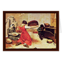 Grain And Seven Women By Courbet Gustave Cards