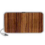 Grain en bois haut-parleurs iPod