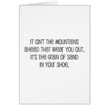 "Grain of sand" quote design Greeting Card
