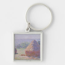 Grainstacks at the end of the Summer Key Chains