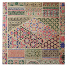 'Grammar of Ornament', chapter VII, plate XXX: Byz Ceramic Tiles