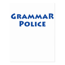 Grammar Police! Post Cards