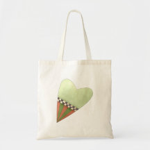 Gram's Garden · Green Heart Tote Bag