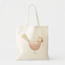 Gram's Garden · Pink Bird Tote Bag