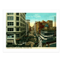 Grand Ave., Milwaukee, Wisconsin Vintage Postcards