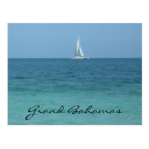 grand bahamas waters postcard