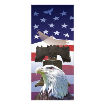 Grand Bookmarker d'Eagle Carte Double Customisable