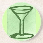 GRAND CABOTEUR D'IMPRESSION DE MARTINI DESSOUS DE VERRE