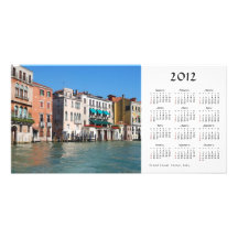 Grand Canal 2012 Calendar Photo Card