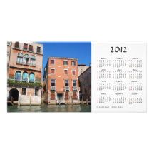 Grand Canal 2012 Calendar Photo Card