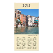 Grand Canal 2012 Calendar Photo Card