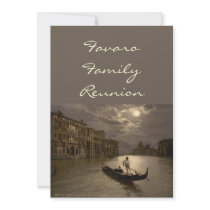 Grand Canal by Moonlight II, Venice, Italy Personalized Invites