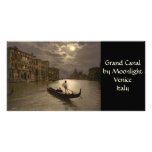 Grand Canal by Moonlight II, Venice, Italy Personalized Photo Card