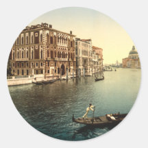 Grand Canal II, Venice, Italy Round Sticker