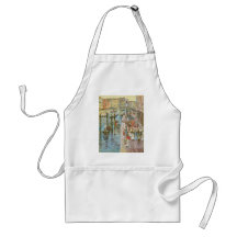 Grand Canal, Venice by Prendergast, Vintage Art Aprons