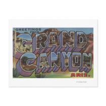 Grand Canyon, Arizona - Large Letter Scenes Post Card