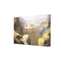 Grand Canyon by Leigh, Vintage American West Art Canvas Prints