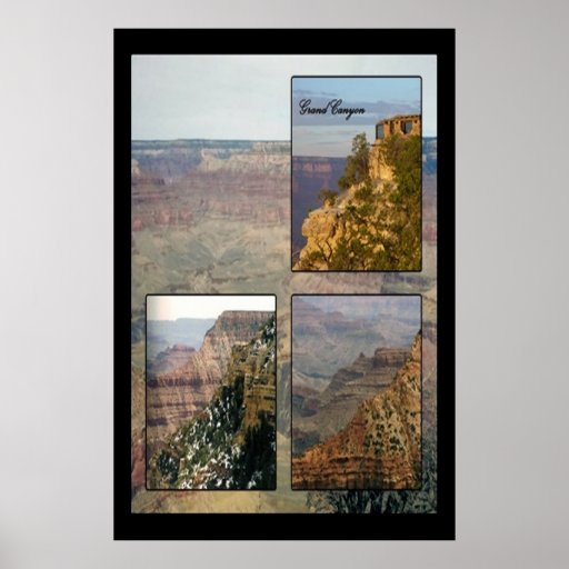 Grand Canyon collage Poster